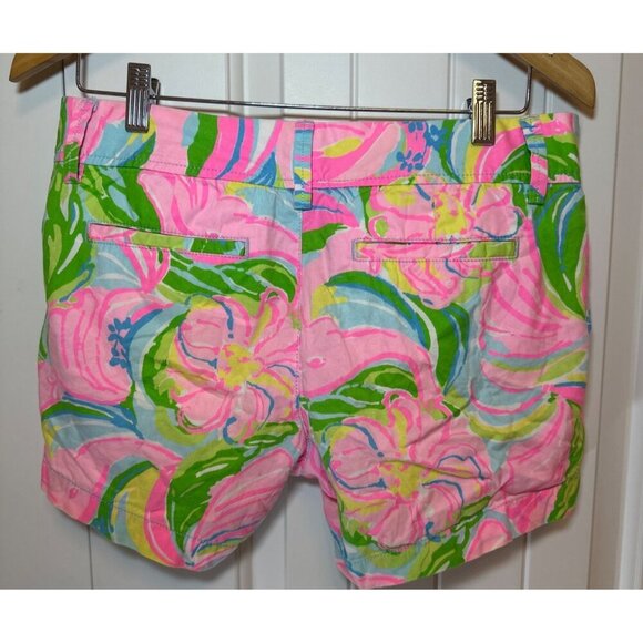 Lilly Pulitzer Womens The Callahan Neon Multicolor Short, Size 4 - Picture 3 of 10